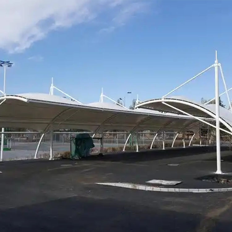 琼中膜结构电动车棚