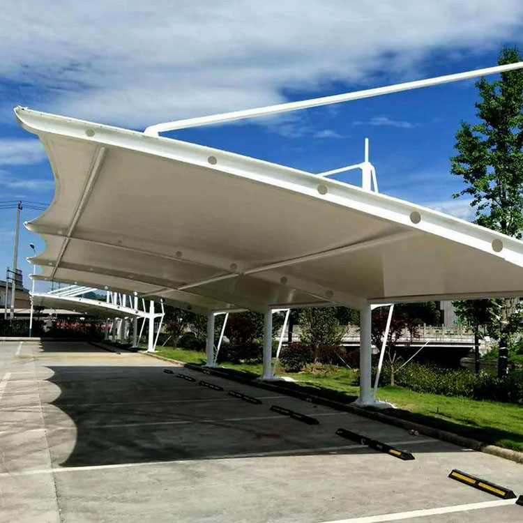 琼中膜结构汽车棚