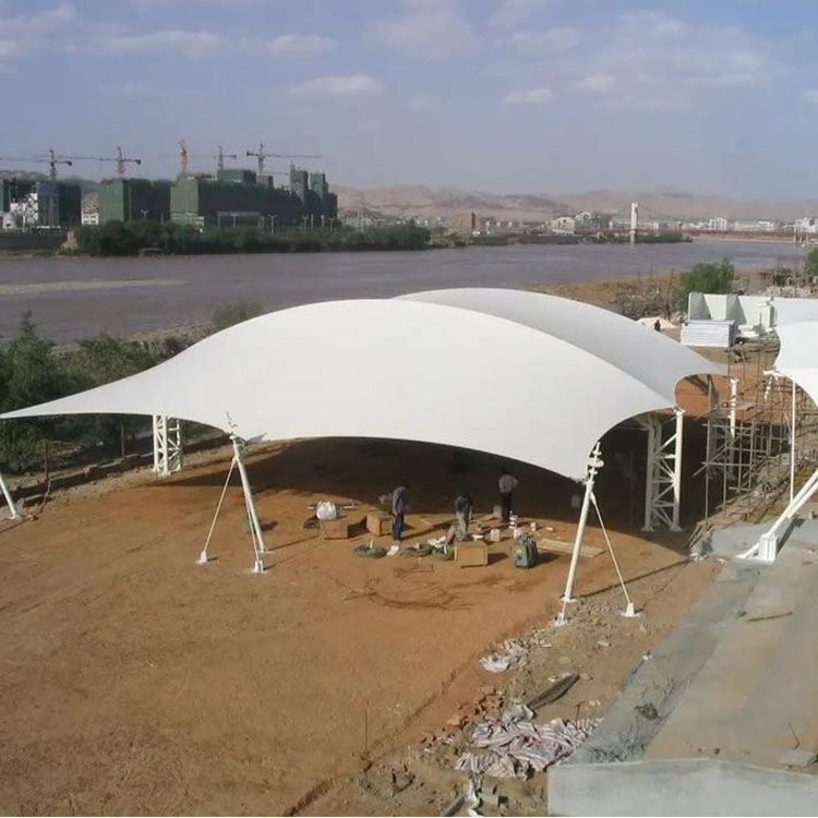 琼中膜结构汽车棚